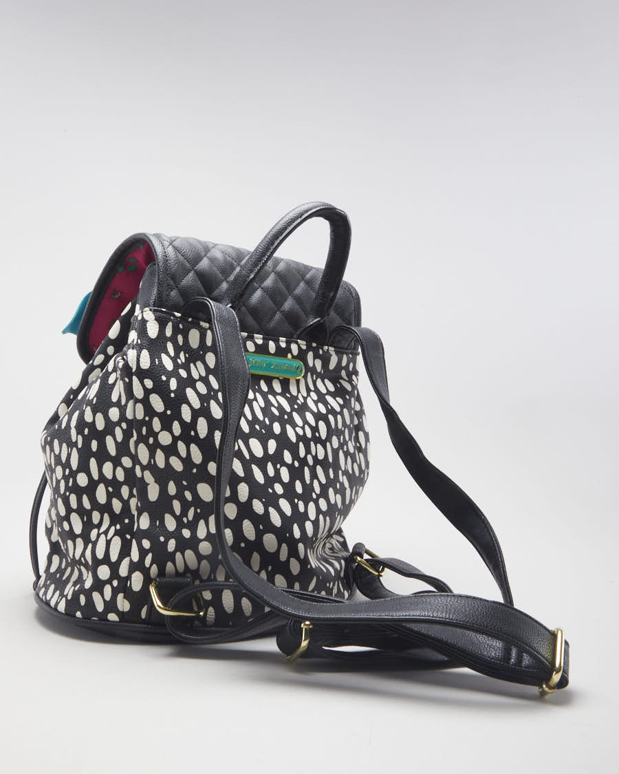 Betsey Johnson Leather Bow Backpack - O/S