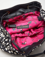 Betsey Johnson Leather Bow Backpack - O/S