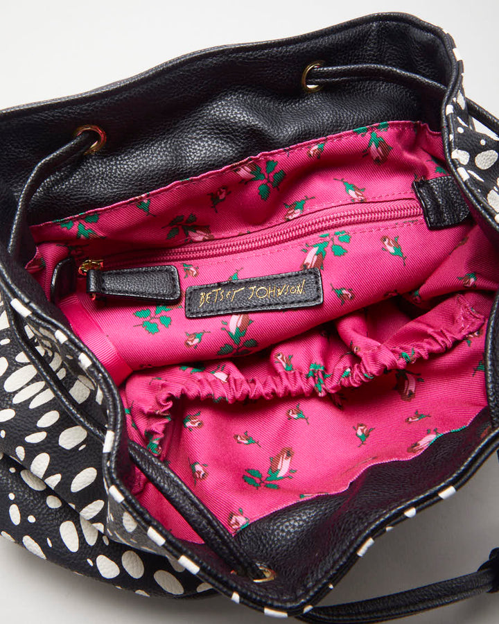 betsey johnson leather backpack Betsey Johnson Leather Bow Backpack