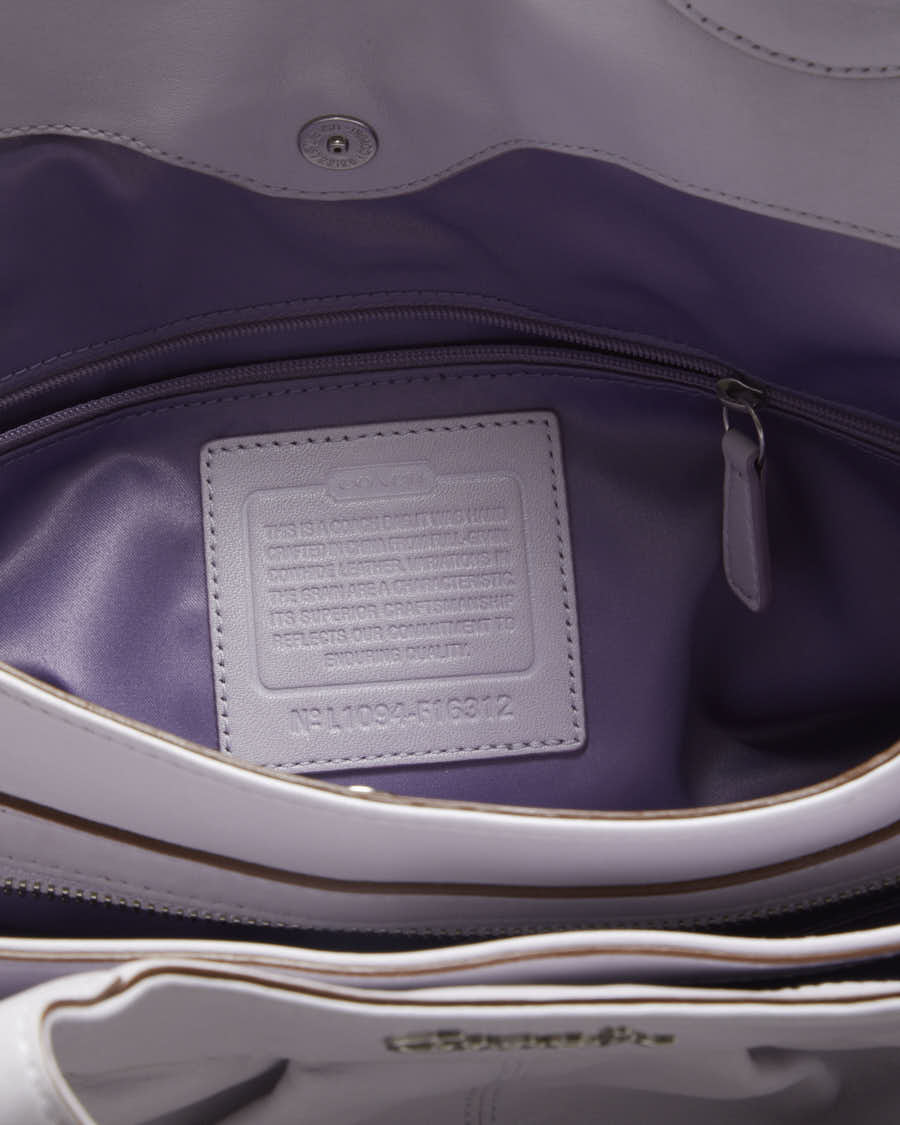 Purple Lexi Coach Bag