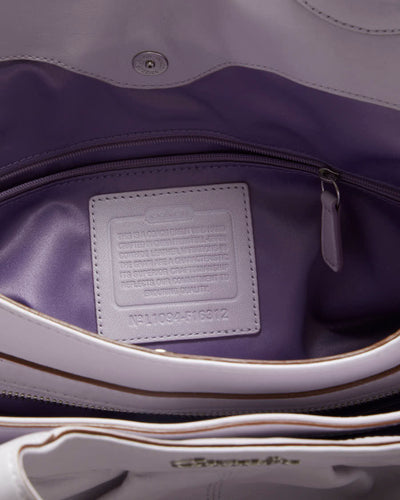 Purple Lexi Coach Bag