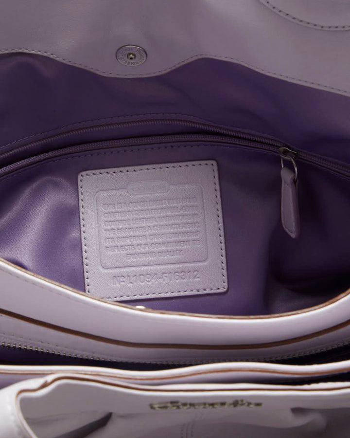 Purple Lexi Coach Bag
