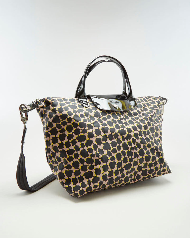 Longchamp Printed Nylon Handbag - O/S