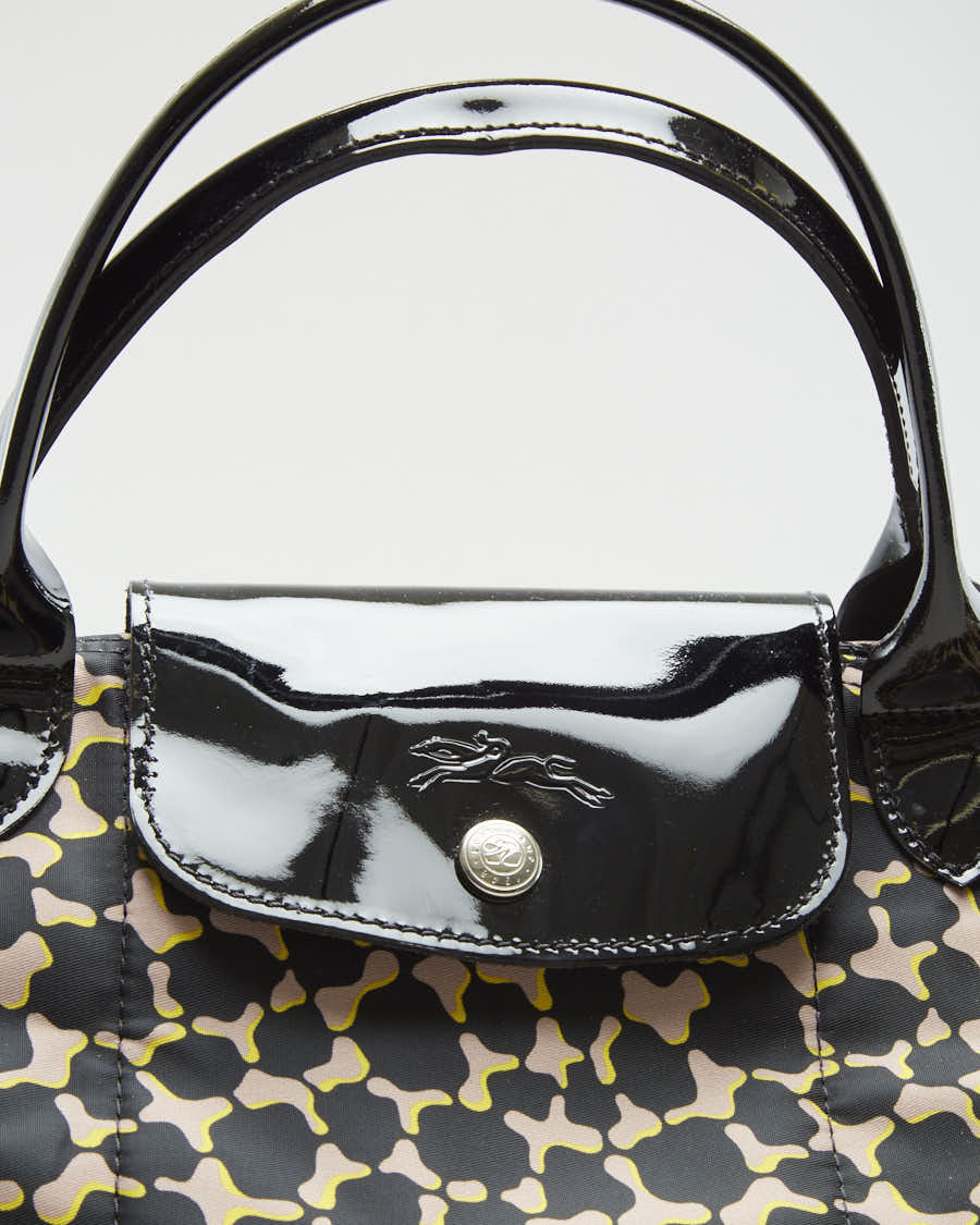 Longchamp Printed Nylon Handbag - O/S