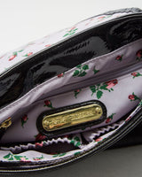 Betsey Johnson Black Leather Phone Dial Crossbody Bag - O/S