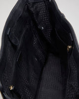 Kate Spade Black With Gold Hardware Leather Handbag - O/S