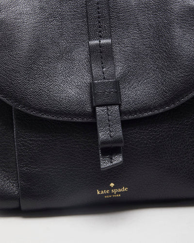 Kate Spade Black Leather Crossbody Bag - O/S