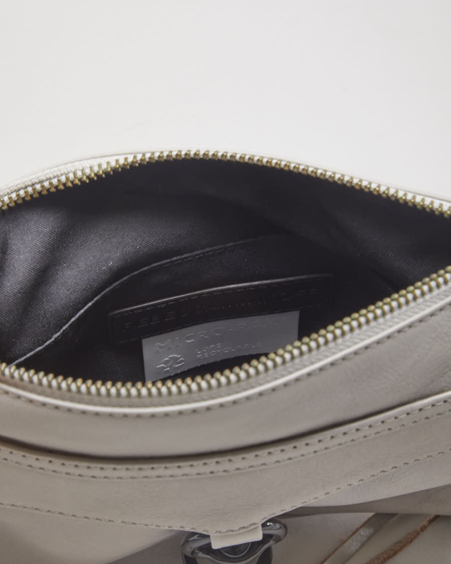 Rebecca Minkoff Greige Leather Handbag - O/S