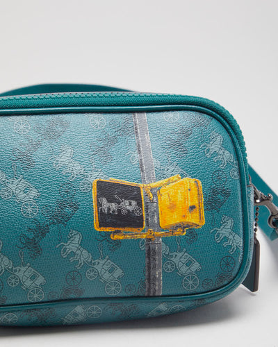 Coach Crossbody Pouch With Horse And Carriage Print - O/S