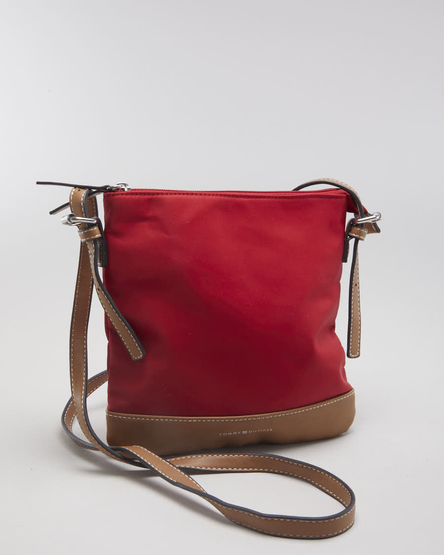 Tommy Hilfiger Red Nylon Crossbody Bag - O/S