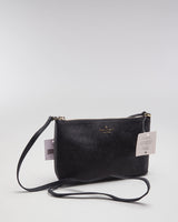 Kate Spade Black Glittery Crossbody Bag - O/S