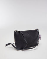 Kate Spade Black Glittery Crossbody Bag - O/S