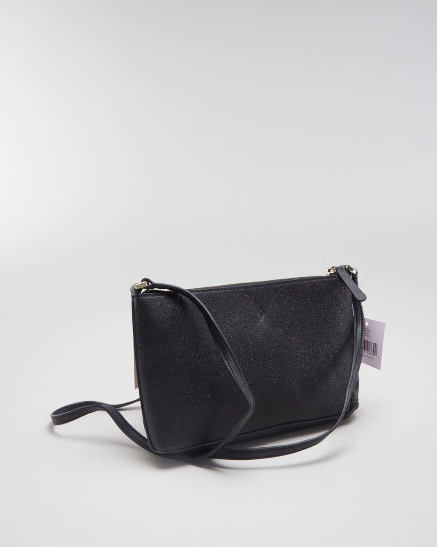 Kate Spade Black Glittery Crossbody Bag - O/S
