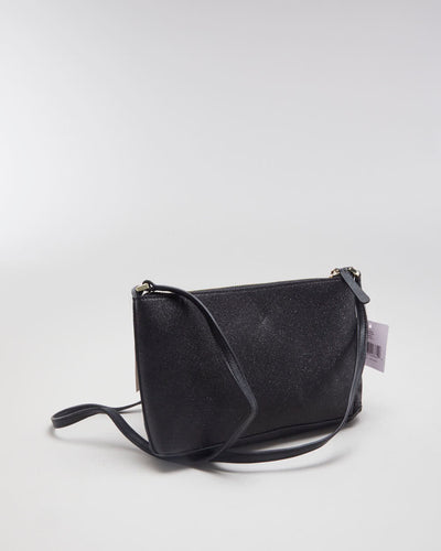 Kate Spade Black Glittery Crossbody Bag - O/S