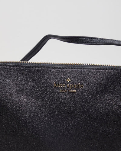 Kate Spade Black Glittery Crossbody Bag - O/S