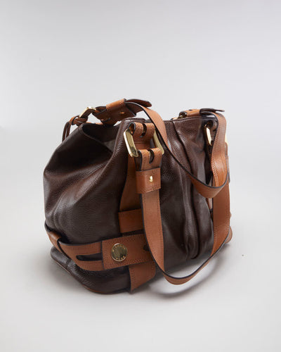 Michael Kors Chocolate Brown Leather Handbag - O/S
