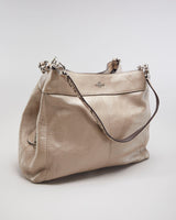 Coach Rose Gold Lexy Handbag - O/S
