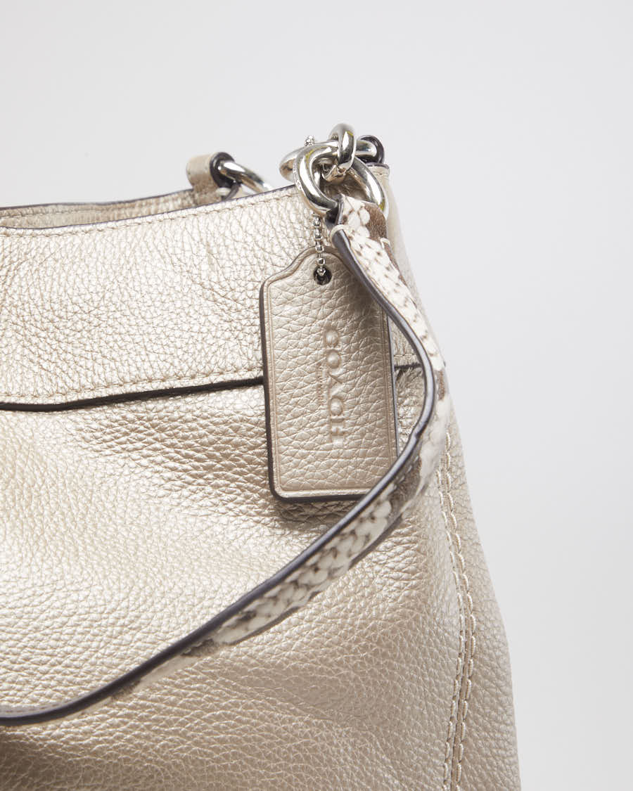Coach Rose Gold Lexy Handbag - O/S