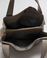 Fossil Beige Pebbled Leather Handbag - O/S