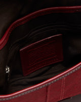 Y2K 00s Coach Red Monogram Handbag - O/S
