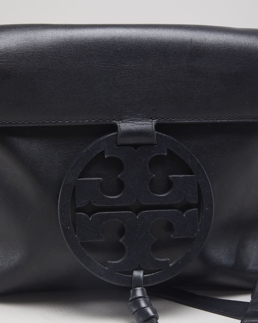 Tory Burch Black Leather Crossbody Bag - O/S