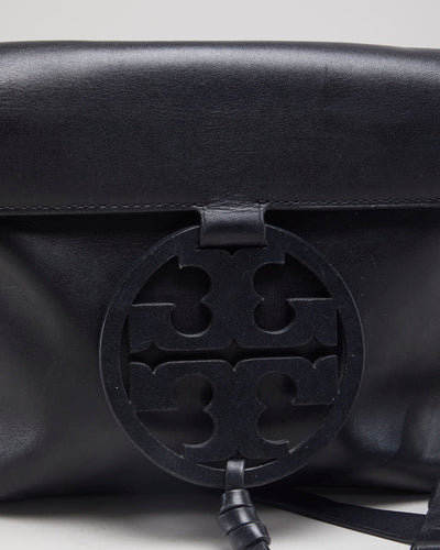Tory Burch Black Leather Crossbody Bag - O/S