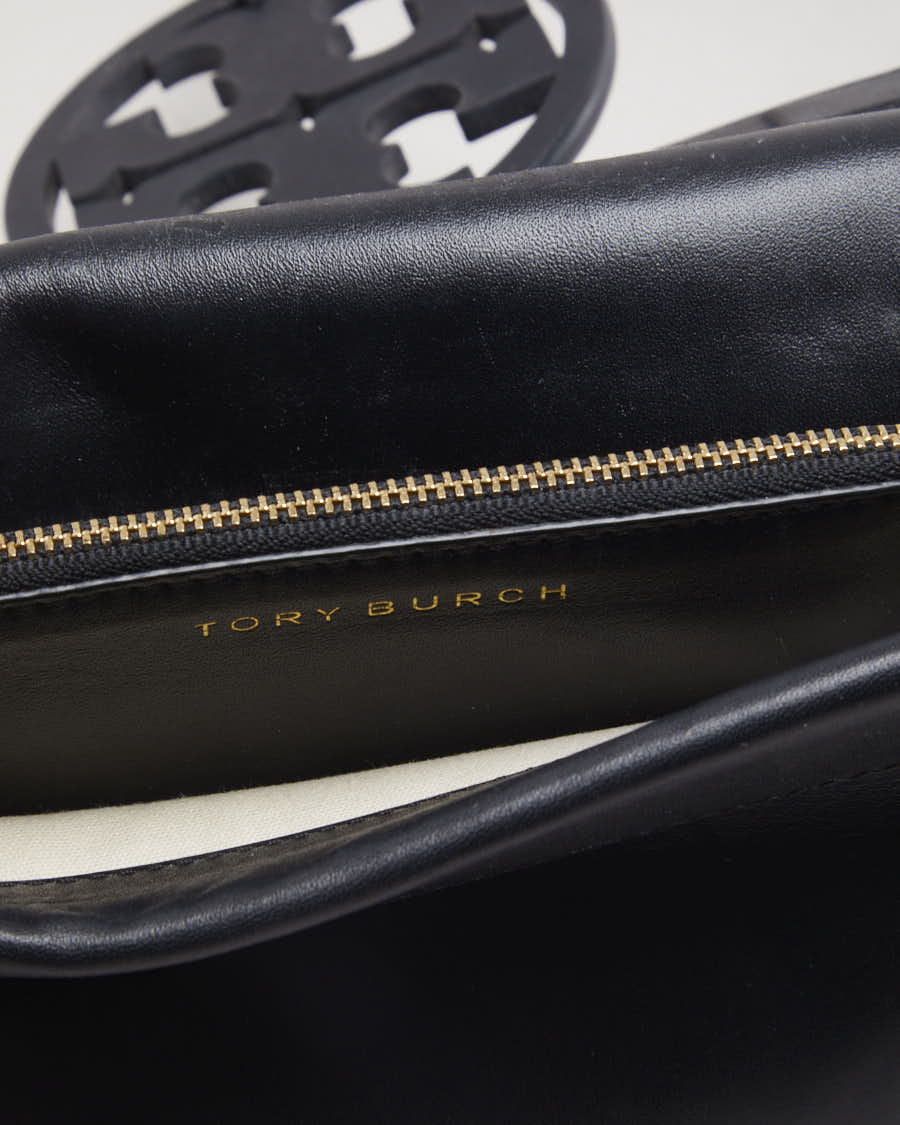 Tory Burch Black Leather Crossbody Bag - O/S