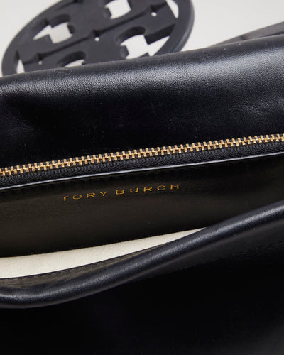 Tory Burch Black Leather Crossbody Bag - O/S