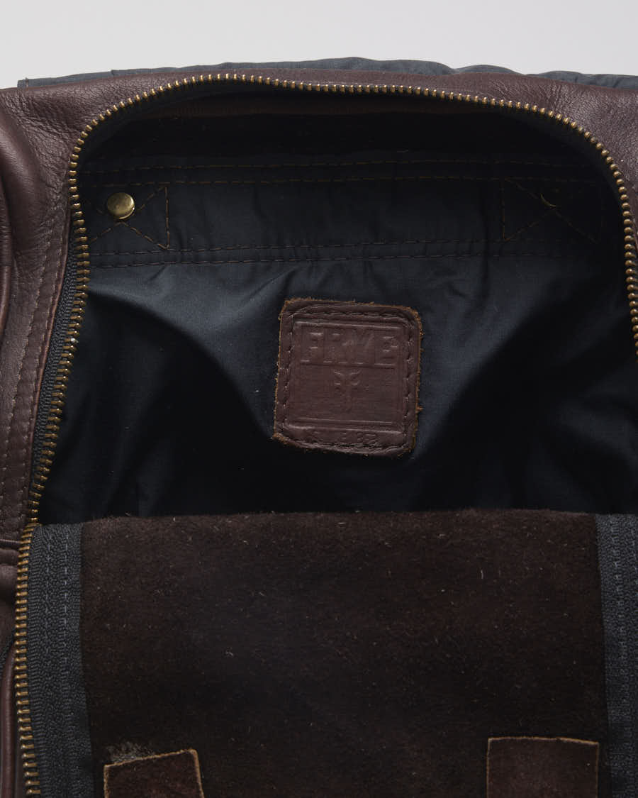 Frye Brown Leather Backpack - O/S
