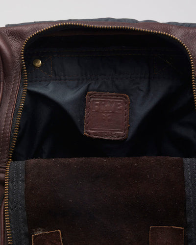 Frye Brown Leather Backpack - O/S