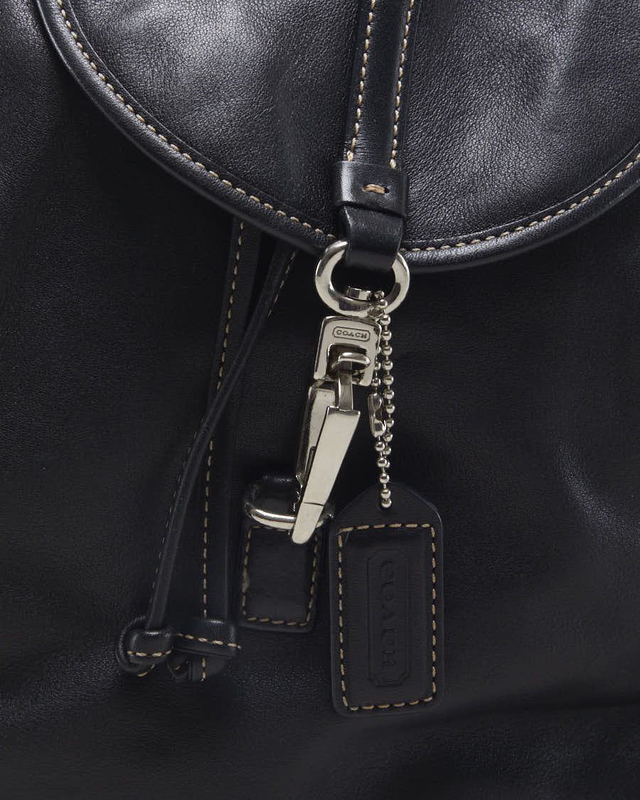 Coach Leather Backpack - O/S