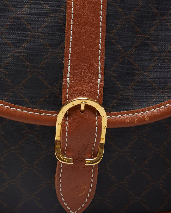 Longchamp Buckled Crossbody Bag - O/S