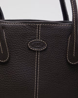 Y2K 00s Tod's Leather Tote Shoulder Bag - O/S