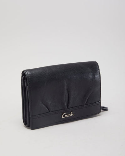 Y2K 00s Coach Black Wallet - O/S