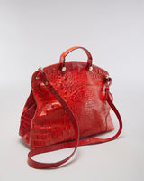 Vintage Furla Orange Leather Bag