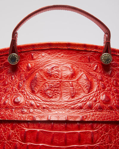 Vintage Furla Orange Leather Bag