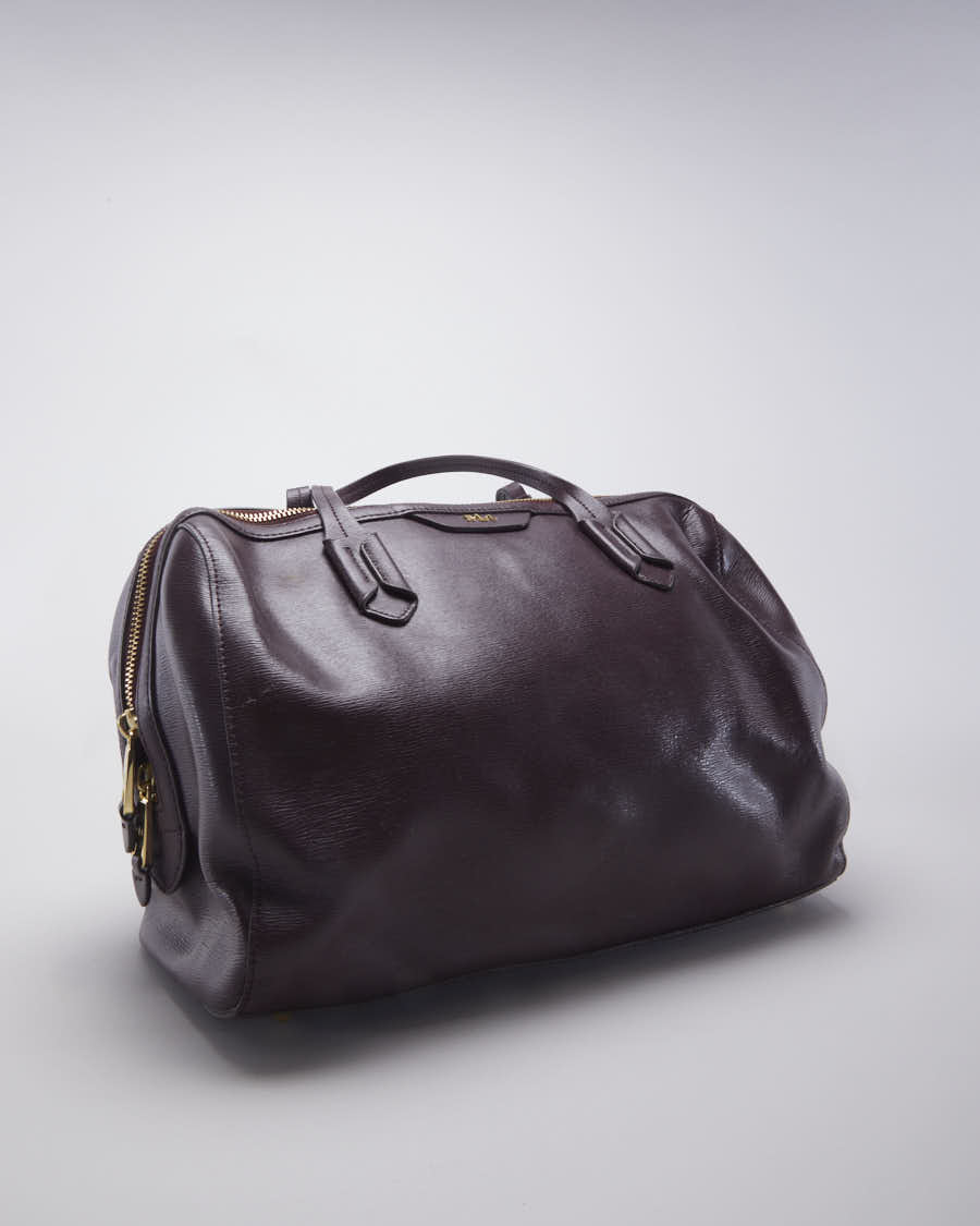 Burgundy Ralph Lauren Doctors Bag