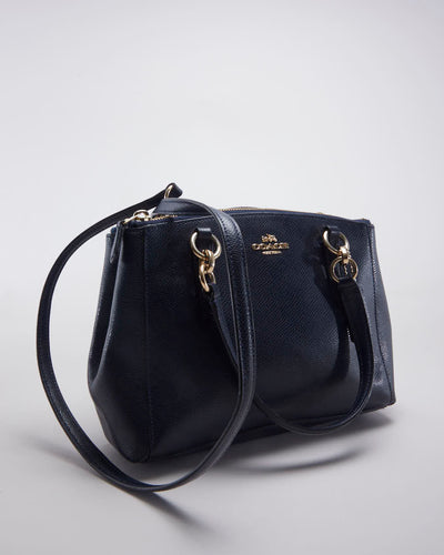Navy Coach Purse Bag