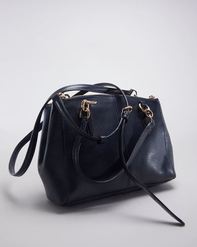 Navy Coach Purse Bag
