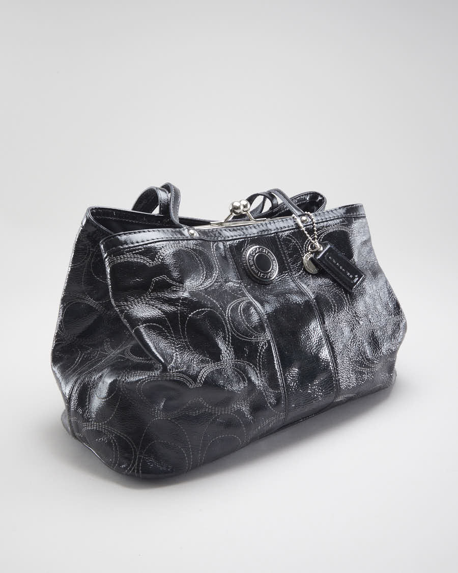 Coach Black Leather Doctors Bag