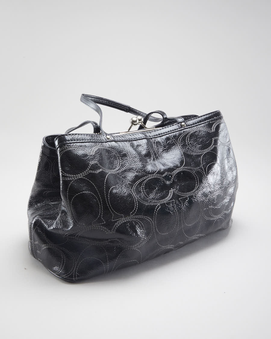 Coach Black Leather Doctors Bag