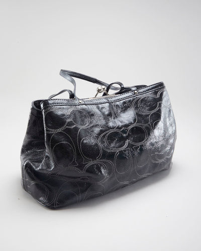 Coach Black Leather Doctors Bag