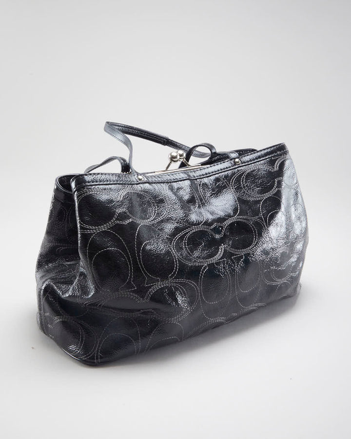 Coach Black Leather Doctors Bag
