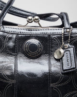 Coach Black Leather Doctors Bag