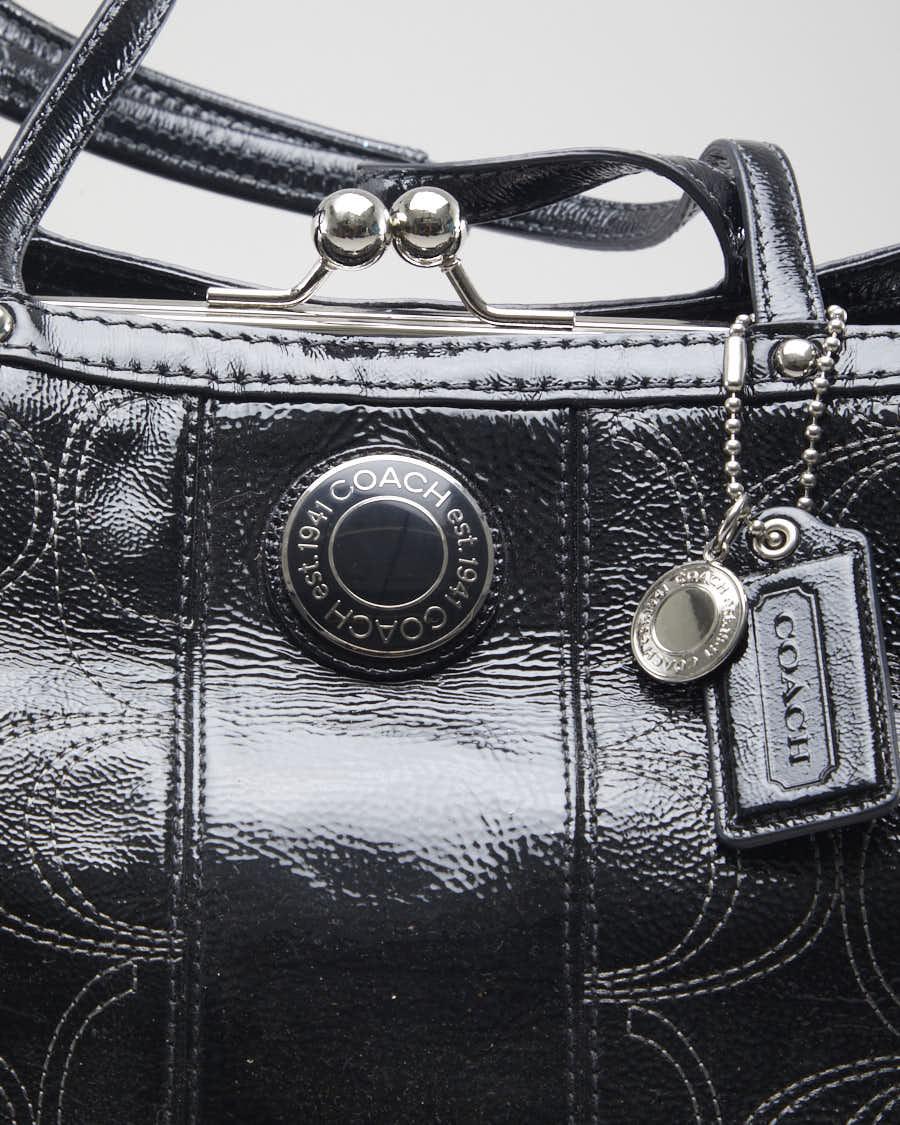 Coach Black Leather Doctors Bag
