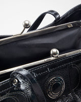 Coach Black Leather Doctors Bag