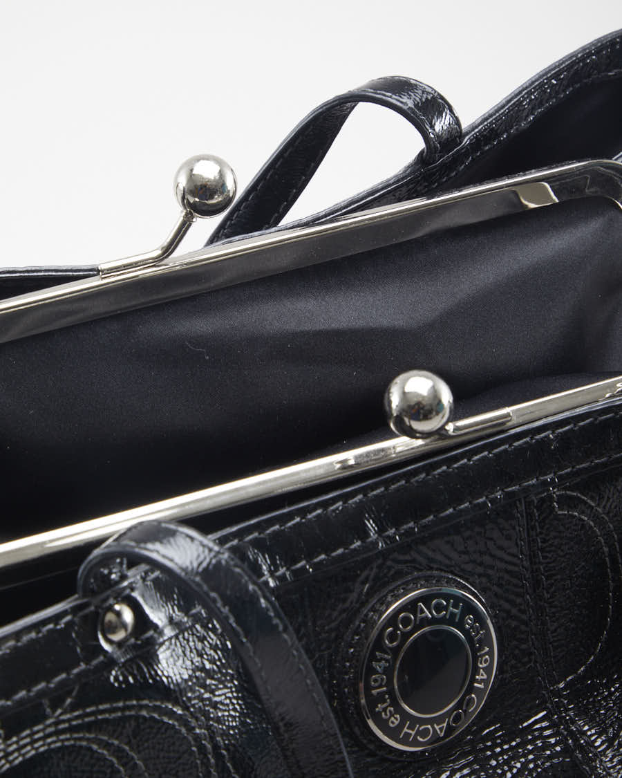 Coach Black Leather Doctors Bag