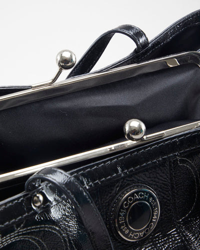 Coach Black Leather Doctors Bag