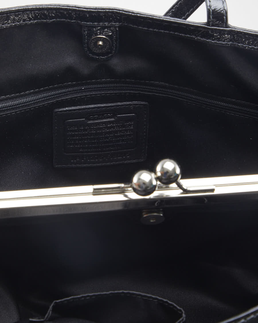 Coach Black Leather Doctors Bag