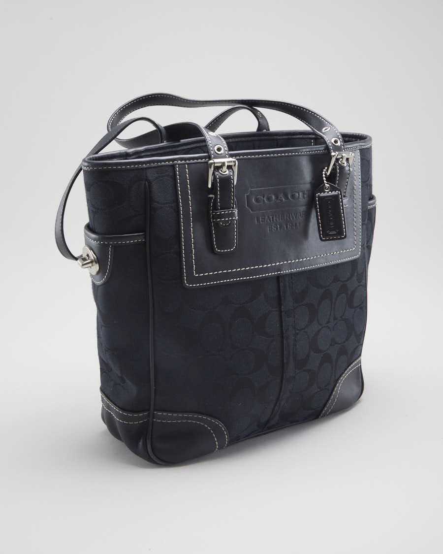 Coach Black Leather Handbag
